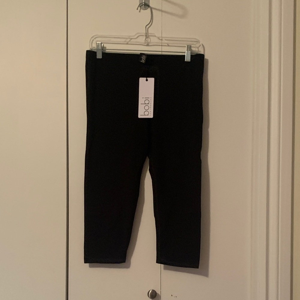 Bobi Classic Black Leggings 3/4 Length
